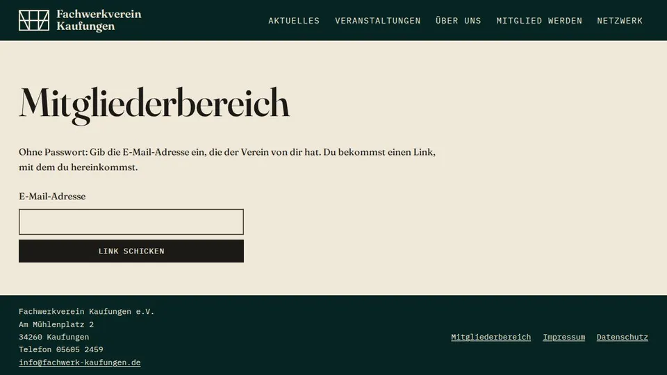 Unsere neue Webseite